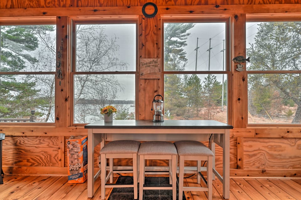 Waterfront Arkdale Retreat: 2 Acres w/ Deck & View House in Castle Rock Lake