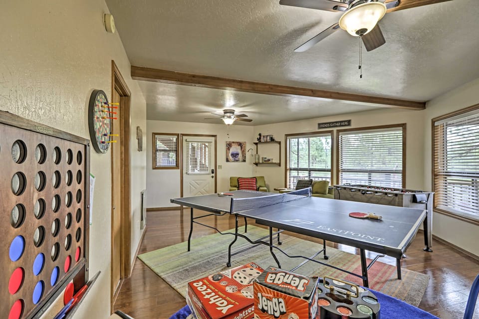 Game Room & Fenced Yard! Munds Park Family Retreat House in Munds Park