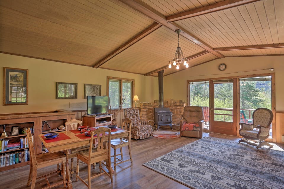 Creekside Rapid City Cabin w/ Deck on 30 Acres! House in Pennington County