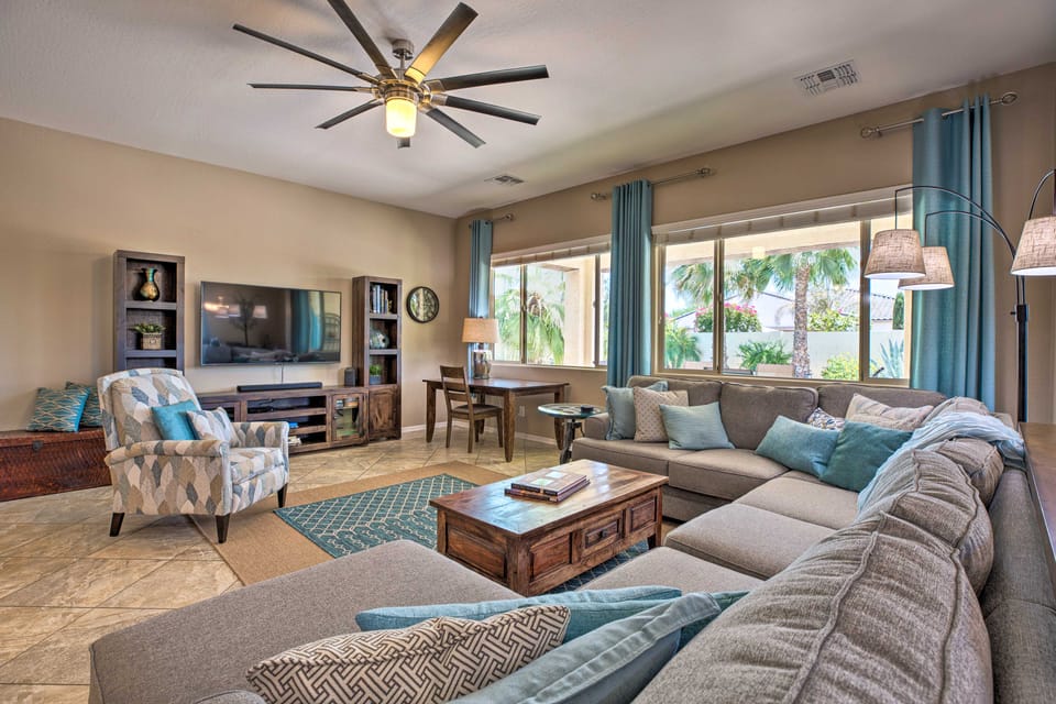 Modern Azure Home w/ Beautiful Patio, Pool & Spa! House in Goodyear