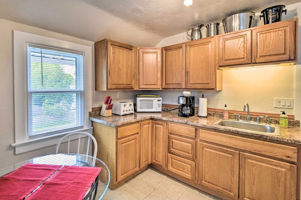 Cozy Unit w/ Patio: Walk to Dining, Lake Elkhart! Apartment in Elkhart Lake