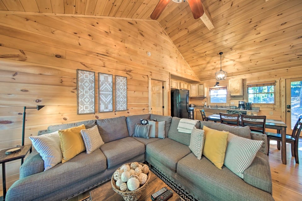 Blue Ridge Hideaway w/ Fire Pit & Mtn Views! House in Georgia