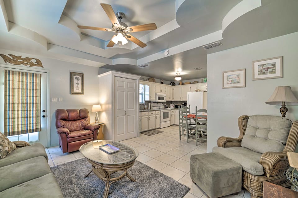 Deck & Pool Access: Long Island Village Escape! House in Port Isabel