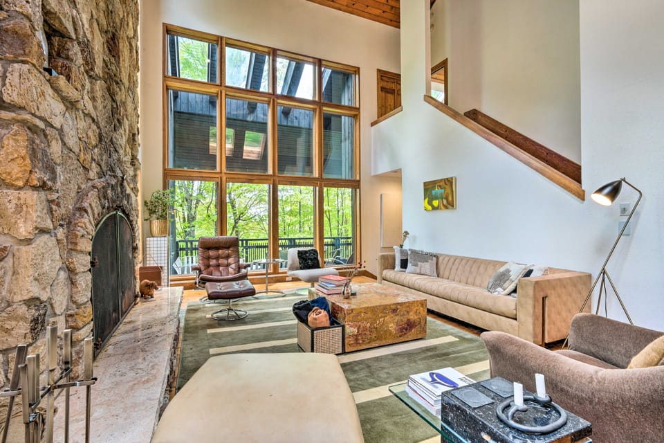 Luxe Plymouth Chalet w/ Indoor Pool & 3 Decks! House in Plymouth