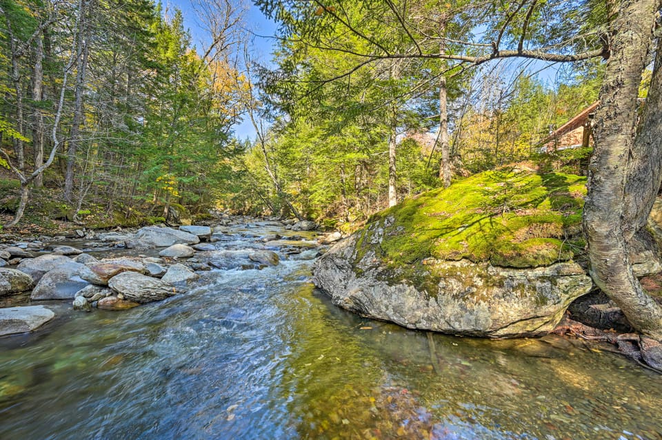 Remote Cabin w/ Fire Pit: 3 Miles to Stowe Mtn! House in Morristown