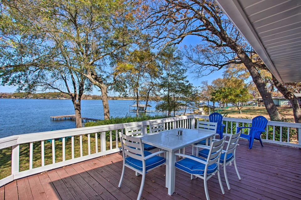 Dock & Fire Pit: Lakefront Cedar Creek Home! House in Cedar Creek Reservoir