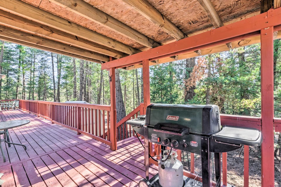 Relaxing Lincoln Forest Retreat w/ Wraparound Deck House in Cloudcroft