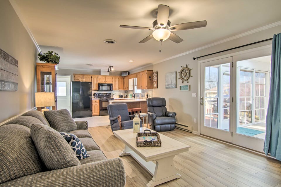3 Mi to Boardwalk: Family Bethany Beach Home House in Ocean View