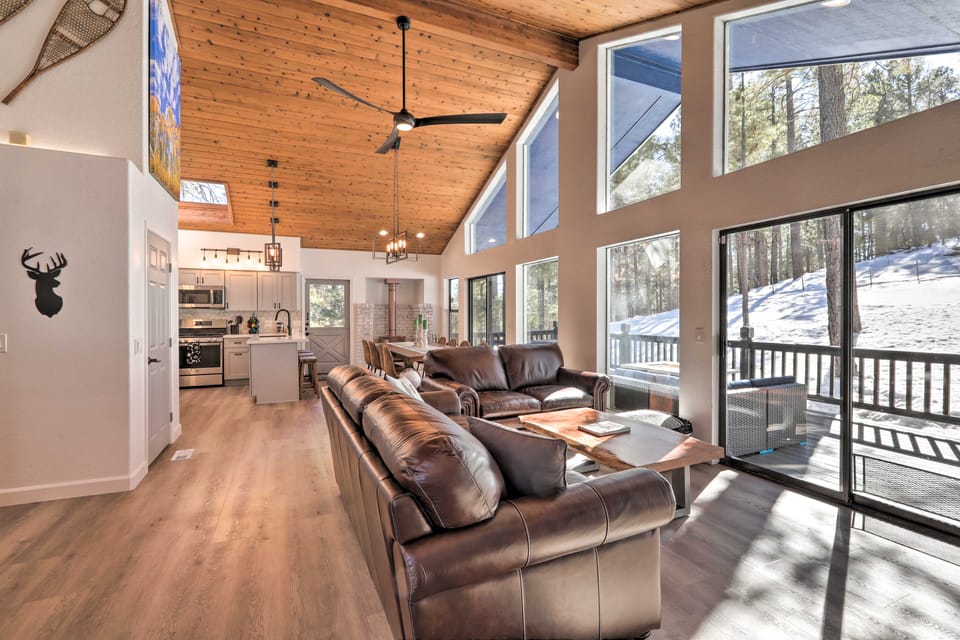 Mtn-View Cabin w/ Game Room & Deck in Flagstaff House in Kachina Village