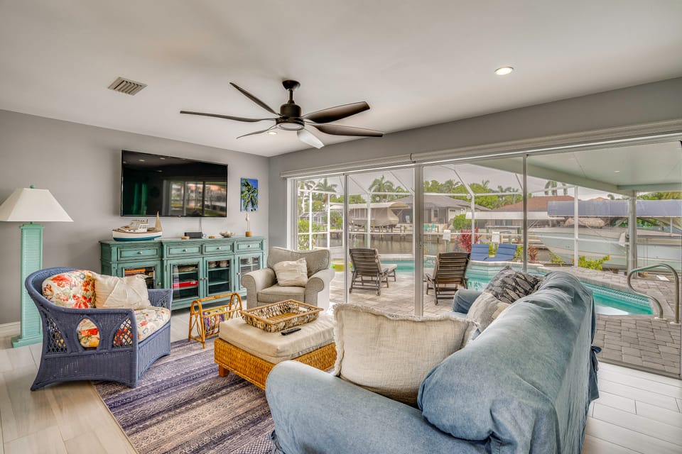 Canalfront Cape Coral Home with Dock & BBQ! House in Cape Coral