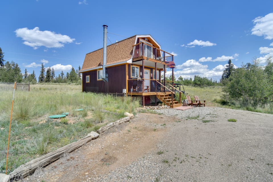 Secluded Jefferson Cabin w/ Deck + Mountain Views! House in Park County