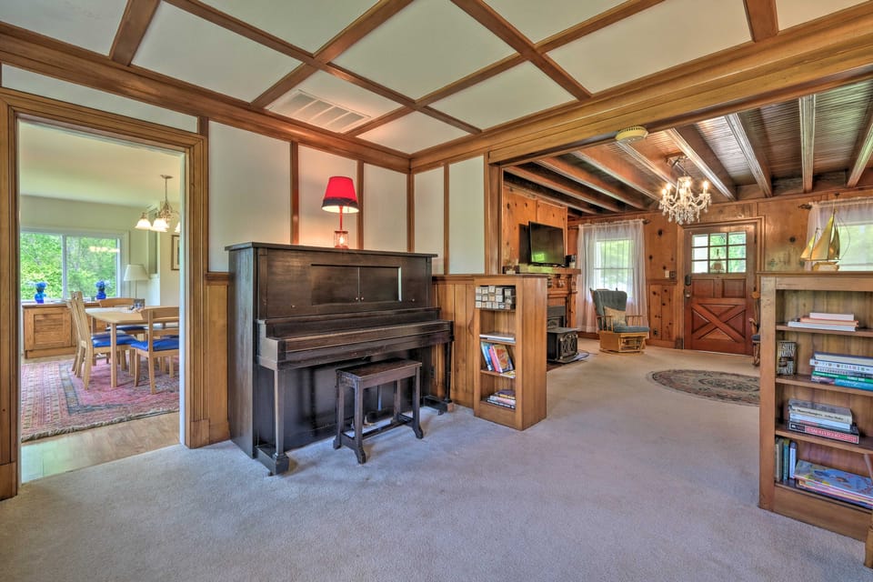 2 Mi to Lighthouse: Waterfront Home w/ Dock! House in California