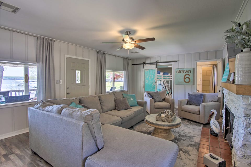 Dock & Grand Lake Access! Idyllic Afton Getaway House in Cleora