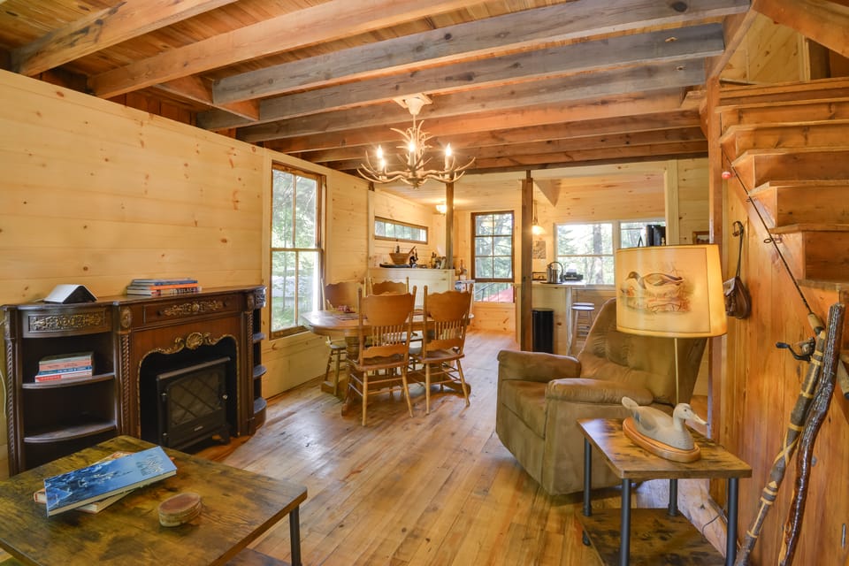 Adirondacks Cabin w/ Fire Pit on Otter Lake! House in Webb