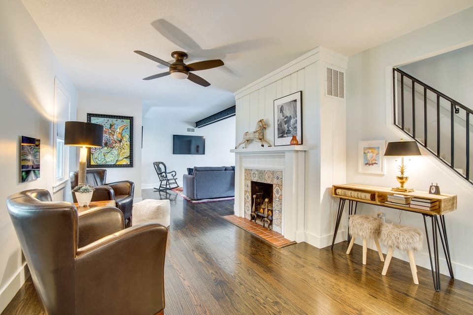 Bright & Sunny Getaway w/ Bikes: 1 Mi to ESU! House in Emporia
