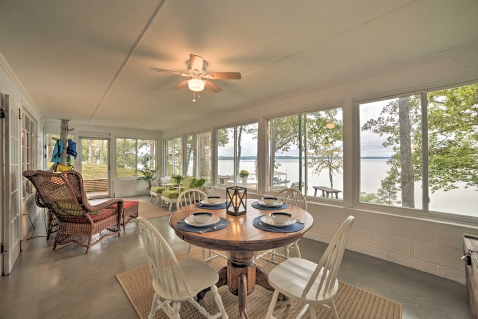 Kentucky Lake Cabin w/ Private Dock + Yard House in Lake Barkley