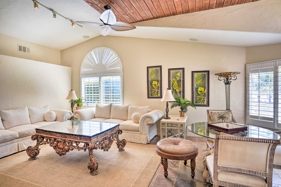 Indian Wells Oasis w/ Pool: Walk to Tennis Garden! House in Indian Wells