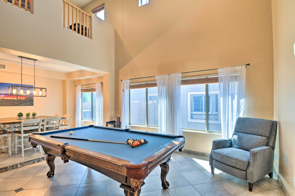 Walk to Surprise Stadium! Villa w/ Outdoor Oasis House in Surprise