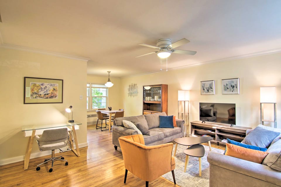 Mid-Century Bozeman Townhome ~ 1 Mi to Dtwn! Apartment in Bozeman