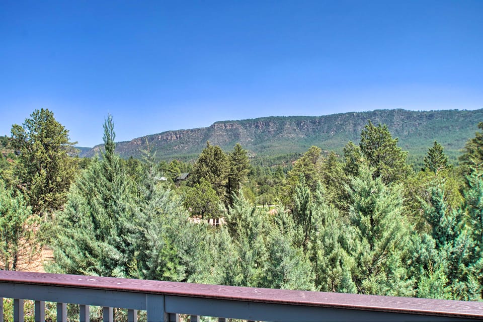 Mountain View Modern Cabin: Luxury Pine Home! House in Pine