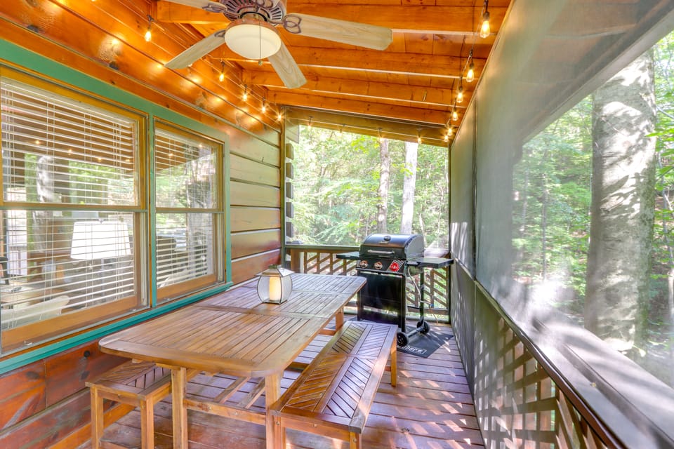 Charming Blue Ridge Cabin w/ Game Room & Hot Tub! House in Georgia