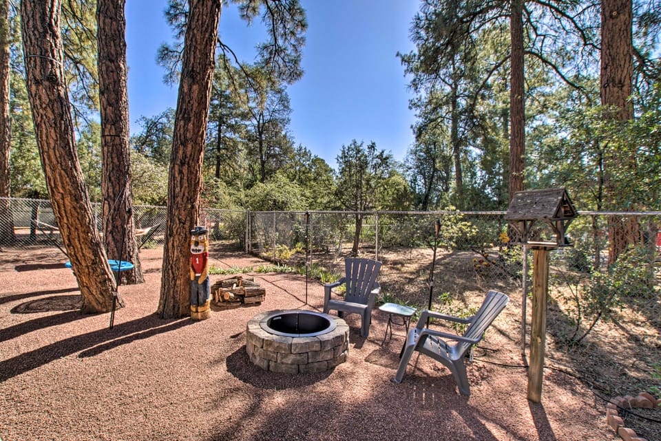 Peaceful Deck + Fire Pit: Payson Home! House in Payson
