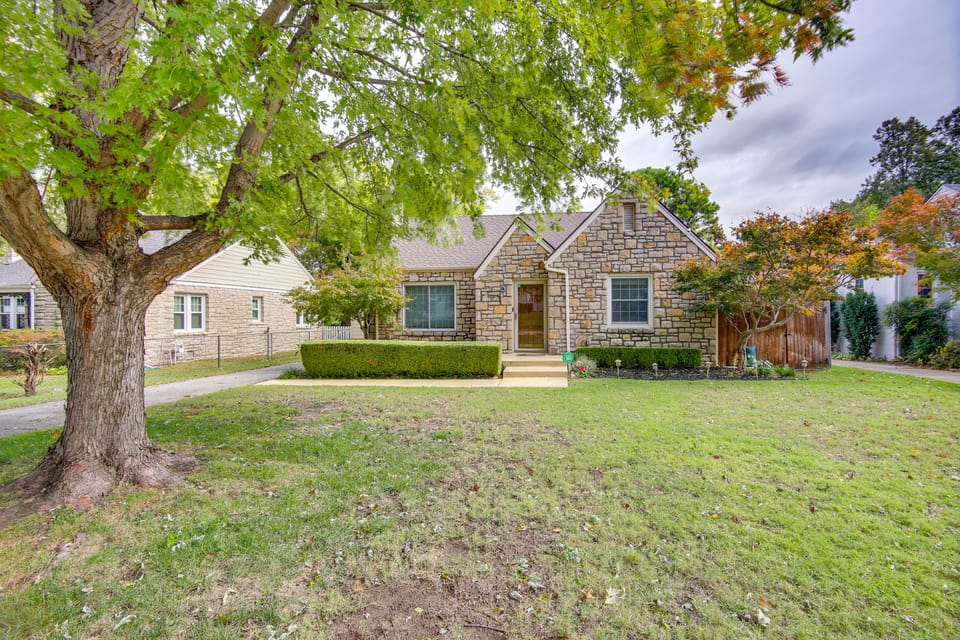 Walk to Expo Square! Tulsa Home w/ Deck & Yard Cottage in Tulsa
