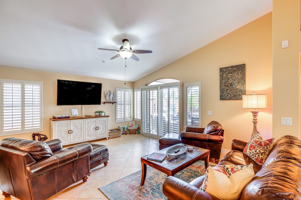 2 Mi to WestWorld: Scottsdale Home w/ Heated Pool House in Scottsdale