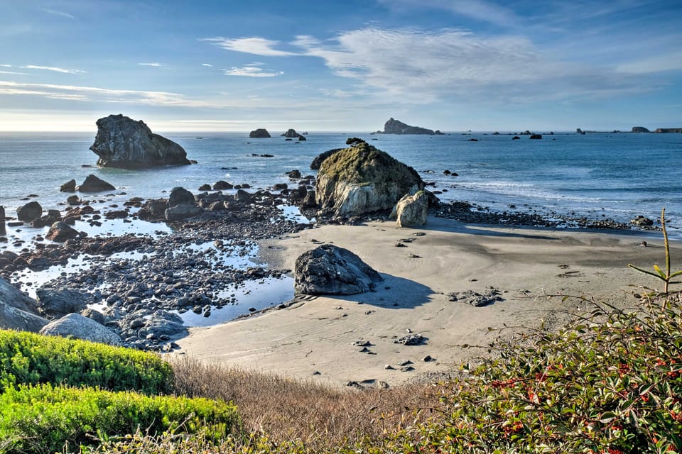Unique Dog-Friendly Log Cabin: Short Walk to Ocean House in Crescent City