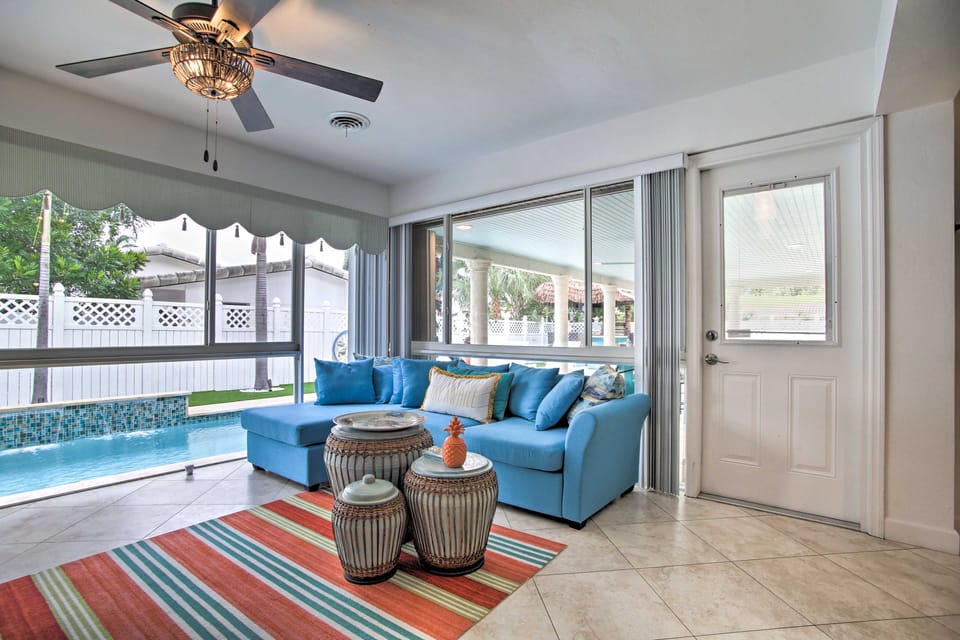 1 Mi to Deerfield Beach: Home w/ Outdoor Oasis! House in Deerfield Beach