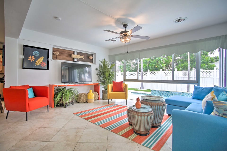 1 Mi to Deerfield Beach: Home w/ Outdoor Oasis! House in Deerfield Beach