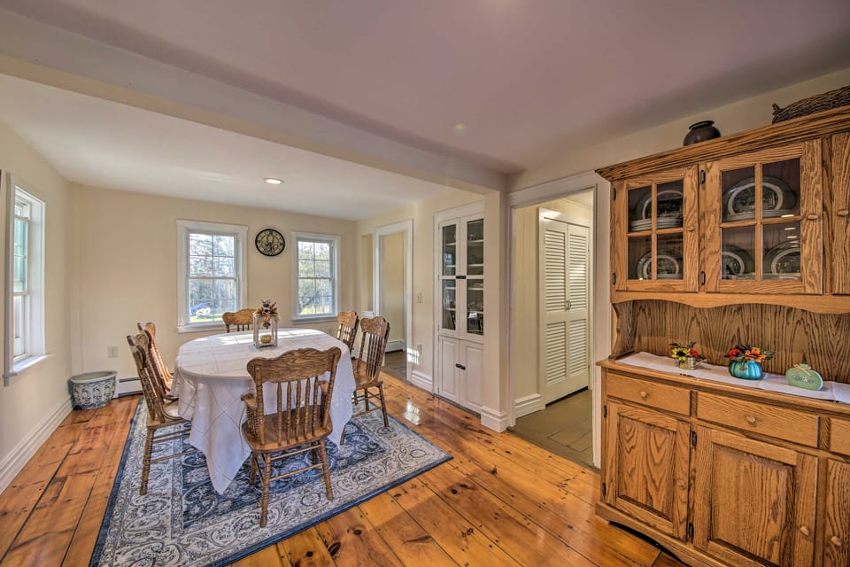 Riverfront Coastal Escape with Deep Water Dock! House in Edgecomb