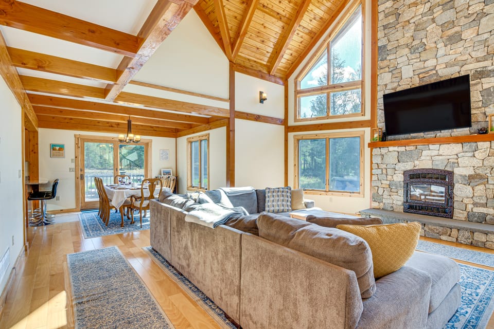 Spacious & Secluded Forksville Home: Fire Pit House in Pennsylvania