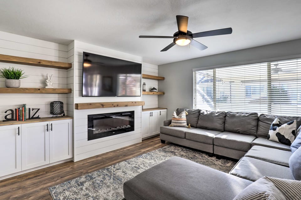 Family-Friendly Home w/ Theater, 24 Mi to SLC House in Utah