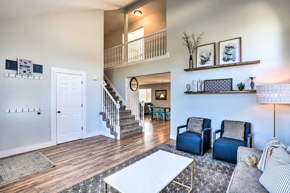 Family-Friendly Home w/ Theater, 24 Mi to SLC House in Utah