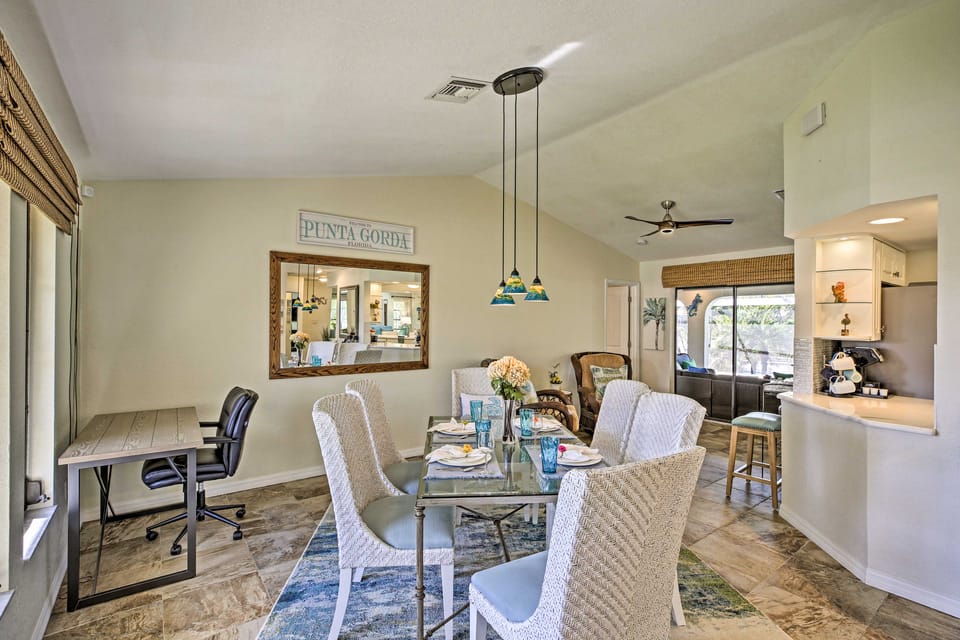 Canal Waterfront Home with Private Pool & Dock! House in Charlotte Park