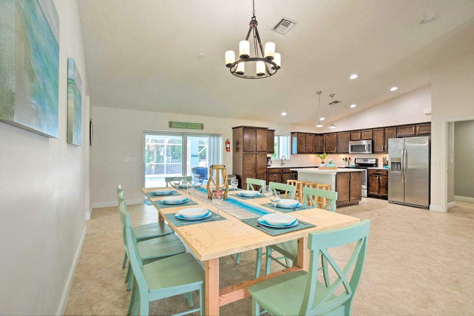 Private Pool & Steps to Ocean: Island Beach House! House in Fort Pierce