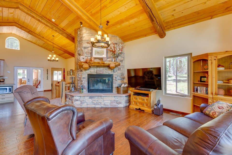 Southwestern Angel Fire Abode w/ Game Room House in Angel Fire
