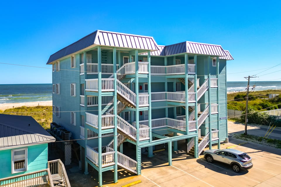 Steps to Boardwalk: Carolina Beach Condo w/ Views! Apartment in Carolina Beach