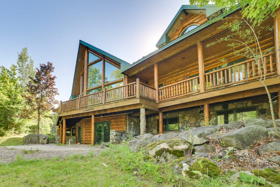 St Marys River Views: Cabin w/ Wraparound Deck! House in Michigan
