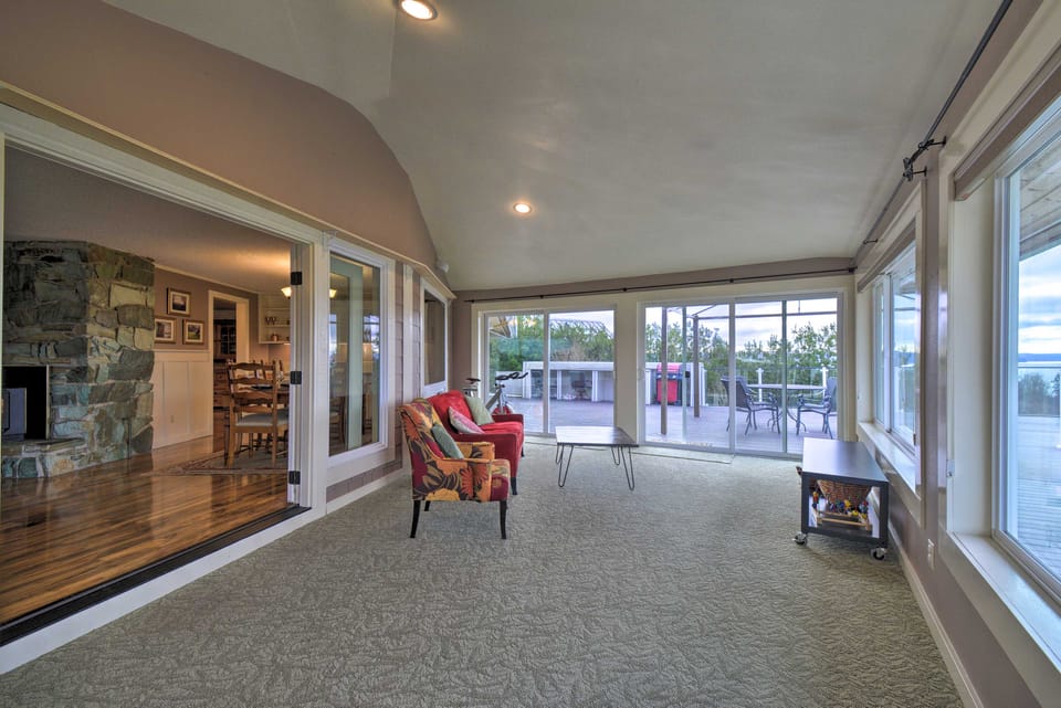 Breathtaking Port Ludlow Home w/ Deck & Yard House in Hood Canal