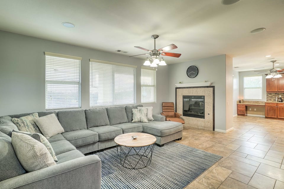Spacious Indio Home: Pool, Grill, & Fire Pits House in Indio