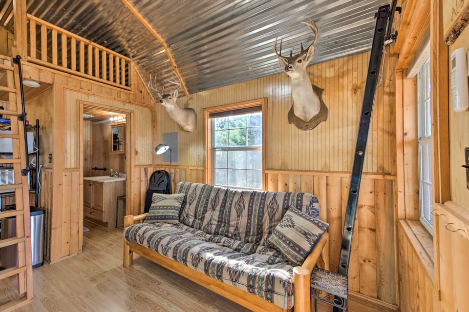 Lakefront Cabin w/ 2 Lofts, Boats on 4 Acres House in Texas