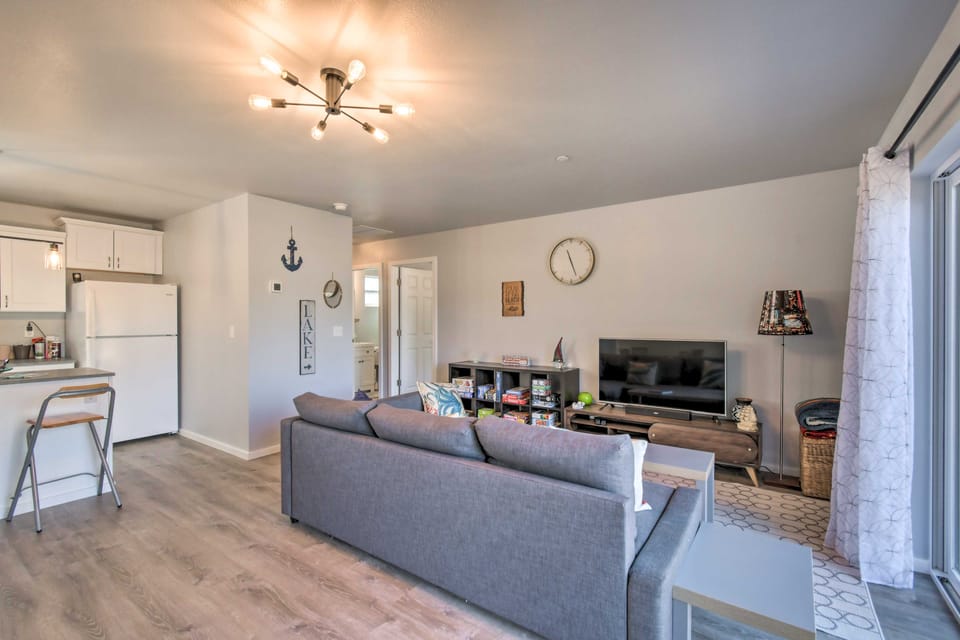 Dock, Water Views: Dog-Friendly Ocean Shores Home! House in Ocean Shores