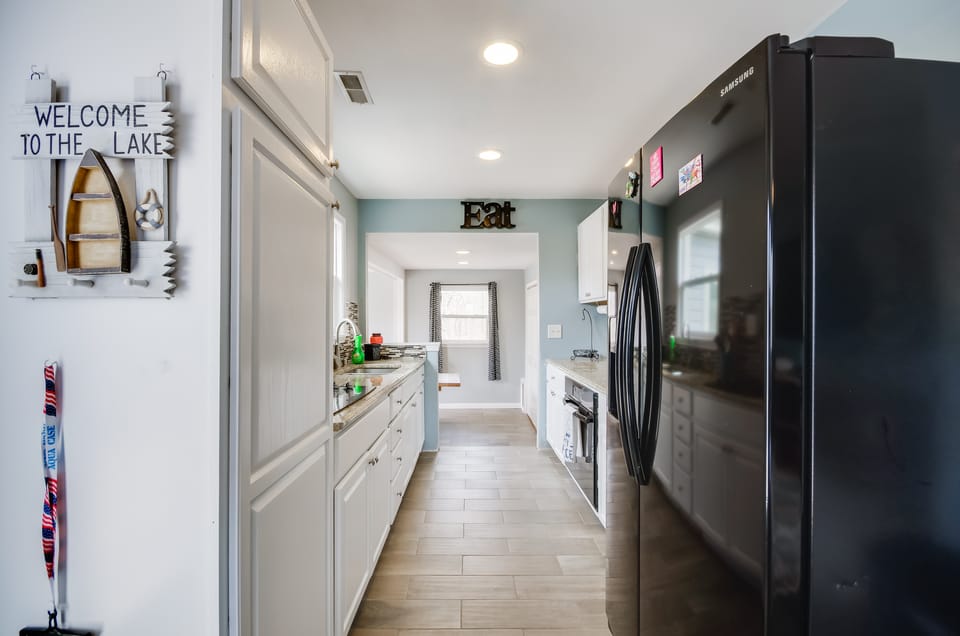 Dock & Furnished Deck: Lakefront Gravois Mills Gem House in Lake of the Ozarks