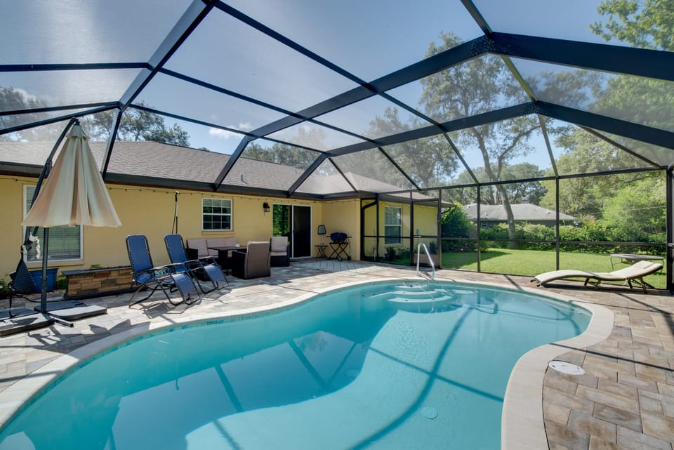 Private Heated Pool: Sunny Homosassa Stay! House in Florida