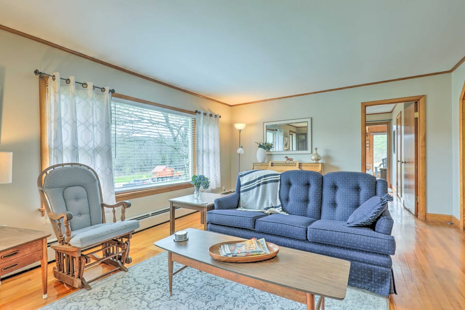 Tasteful Country Home on 5 Acres ~ 3 Mi to Lake! House in Vermont