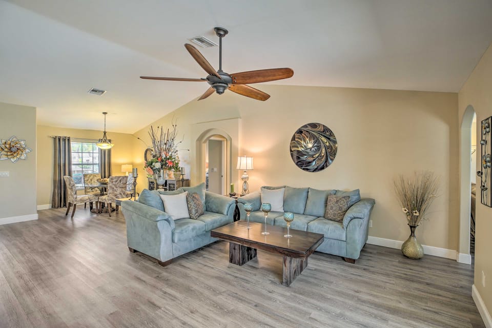 Lanai & Heated Pool: Stunning Cape Coral Getaway House in Cape Coral