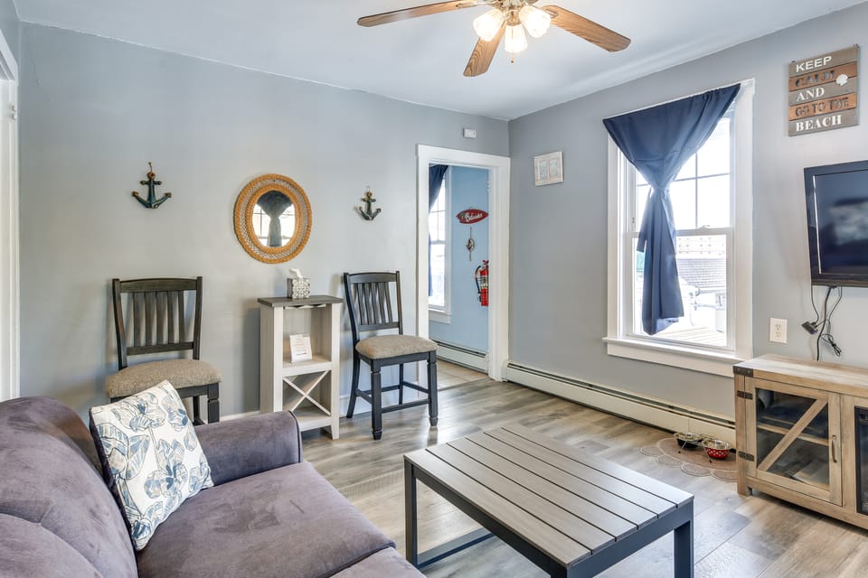 1 Block to Convention Center! Dog-Friendly Apt Apartment in Wildwood