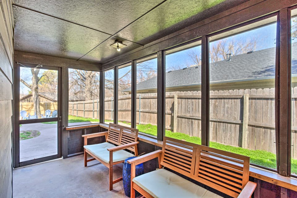 Updated Norman Getaway w/ Porch + Fire Pit! House in Norman
